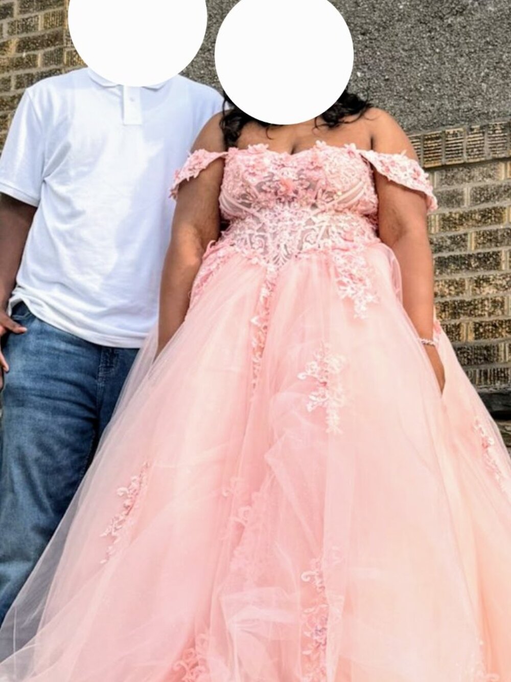 Pink Princess Prom Dress - Picture 3 of 4